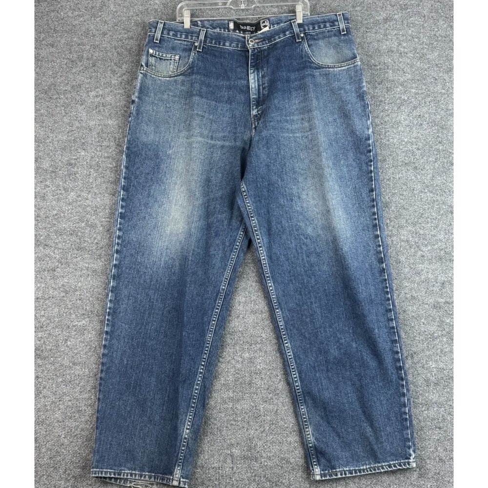 Vintage 2000 Levi's SilverTab Baggy Jeans Mens 42x34 Blue Denim Y2K Wide Leg